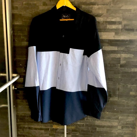 R-Sole tri color block shirt 3XL - Picture 1 of 6